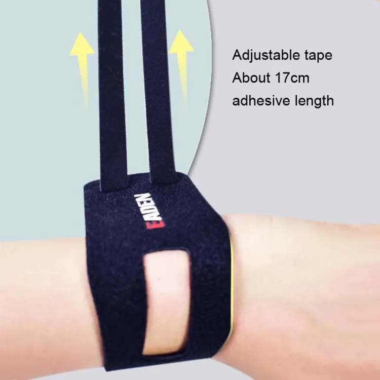 1 Pair EADEN Sports Wrist Brace Yoga Fitness TFCC Support Wrist Cover, Size: S(Reinforced Black)