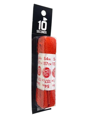 10 Seconds ® All-Pro ® Athletic Flat Laces | Burnt Orange [Blister Pack]