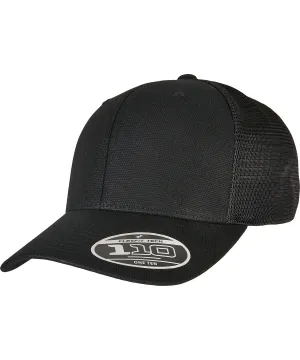 110 Structured canvas trucker (110ST) | Black