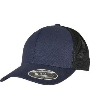 110 Structured canvas trucker (110ST) | Navy/Black