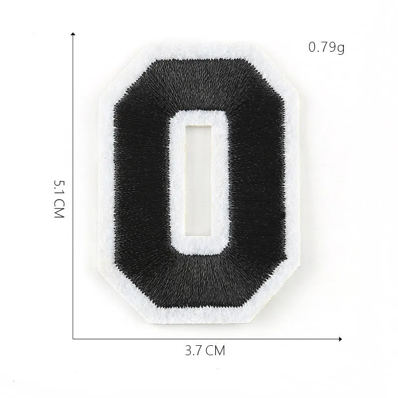 2" Athletic Numbers - Embroidery