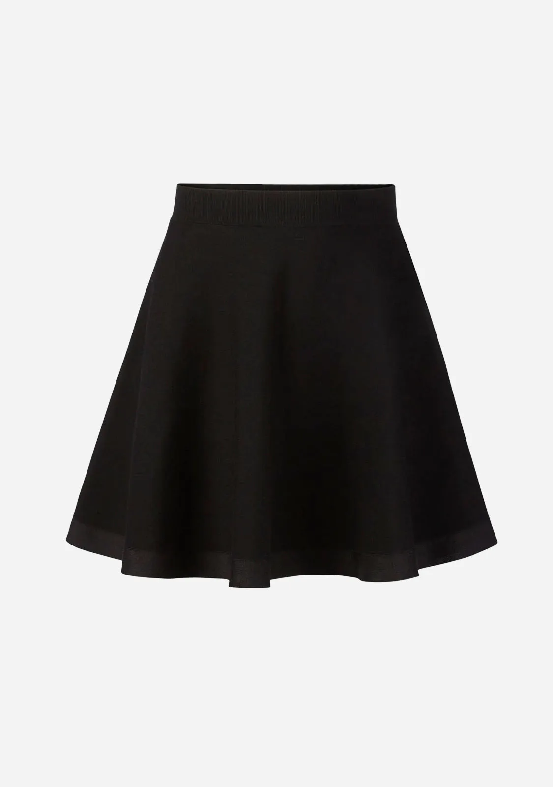 A-Line High Waist Mini Skirt