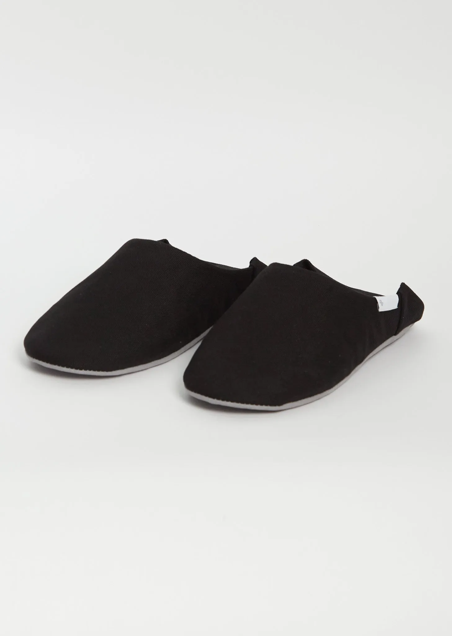 Abe Canvas Home Shoes - Black