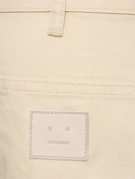 Acne Studios   Palma cotton canvas straight pants 