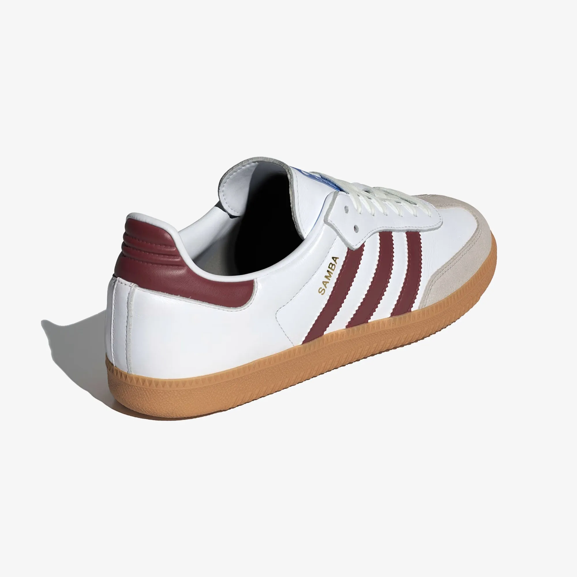 ADIDAS ORIGINALS | SAMBA OG { WHITE/BURGUNDY/GUM