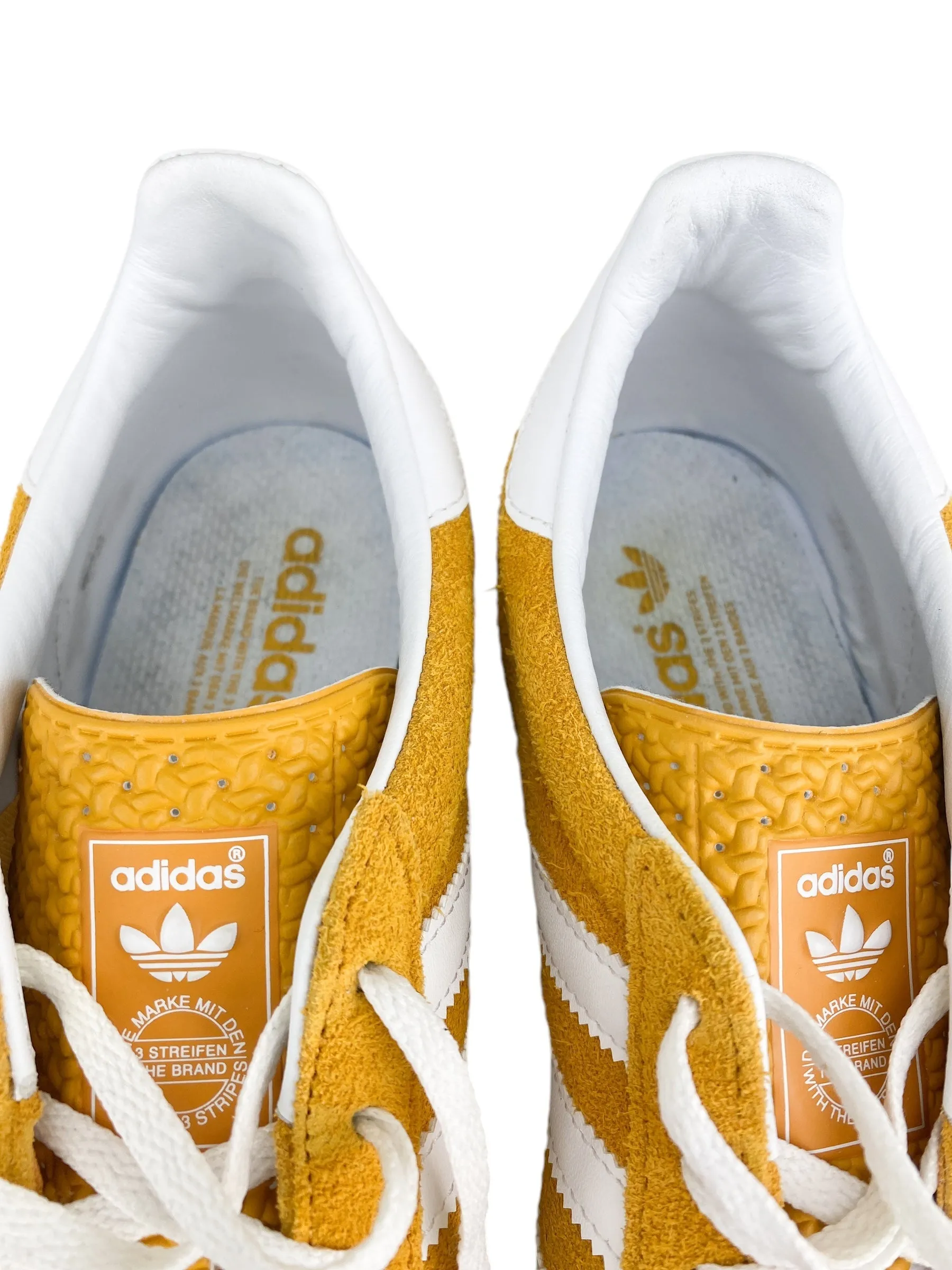 Adidas Women's Gazelle Indoor Sneakers Yellow Size 8 (fits like 8.5)