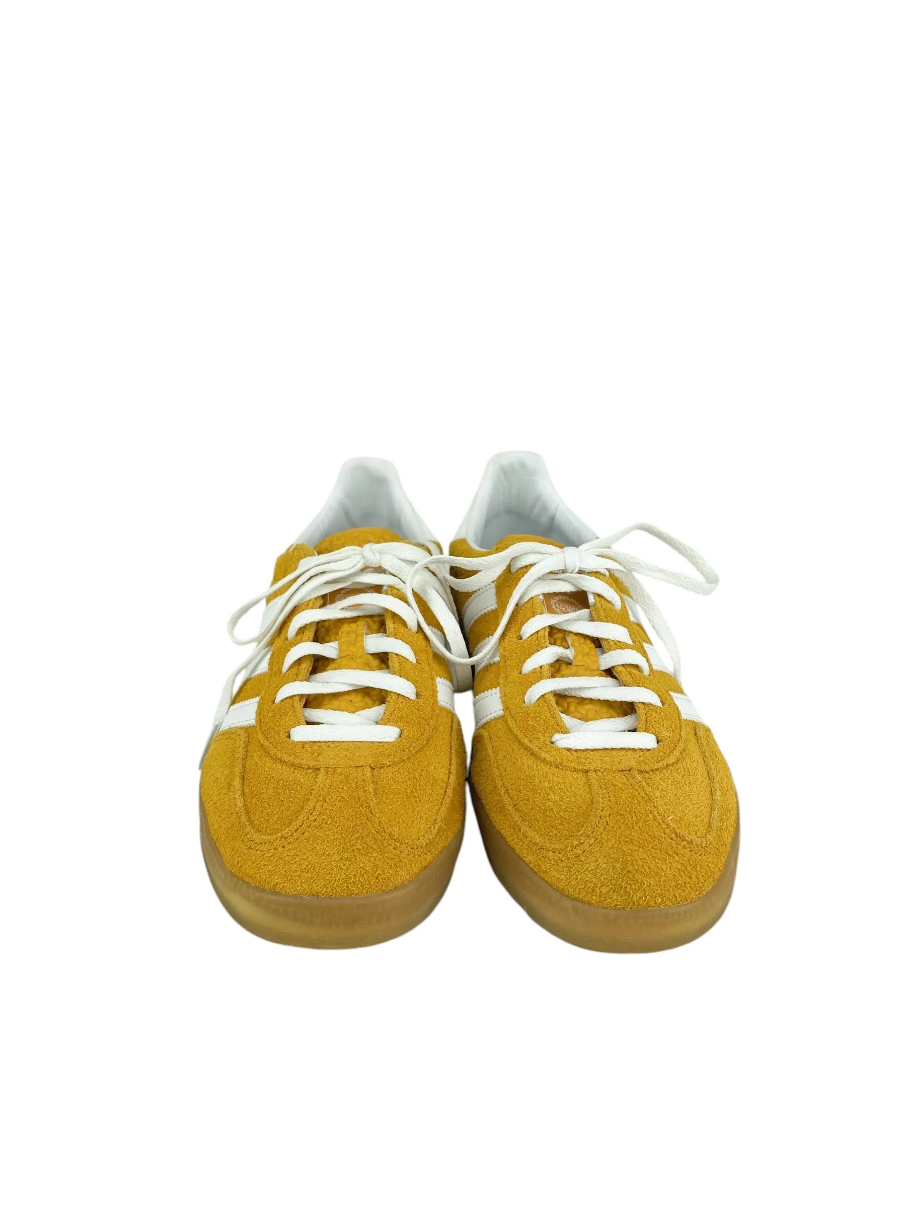 Adidas Women's Gazelle Indoor Sneakers Yellow Size 8 (fits like 8.5)