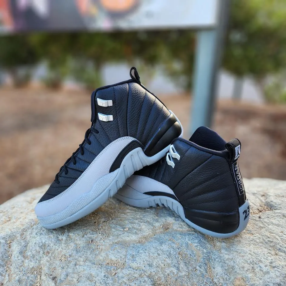 Air Jordan 12 Retro "Black and Wolf Grey" GS