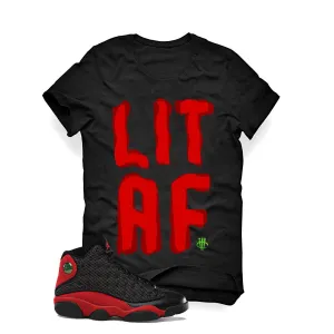 Air Jordan 13 "Bred" Black T (Lit AF)