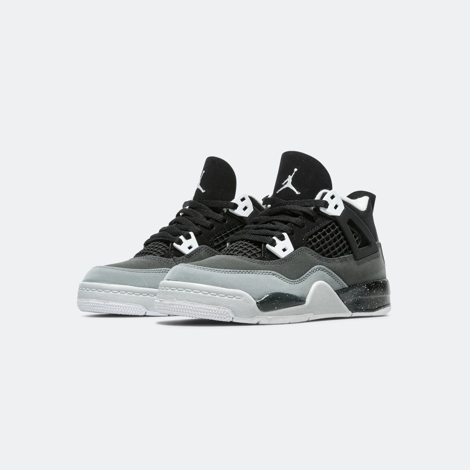 Air Jordan 4 Retro (PS) - Black/White-Anthracite