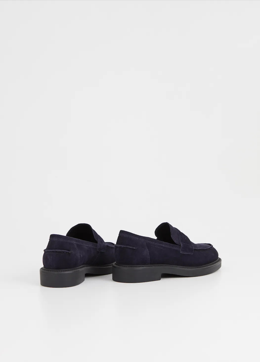 Alex W Suede Loafer Indigo