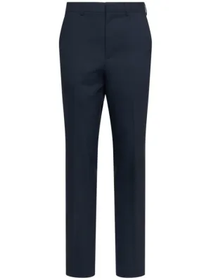 AMI Paris   Cigarette fit wool canvas pants 