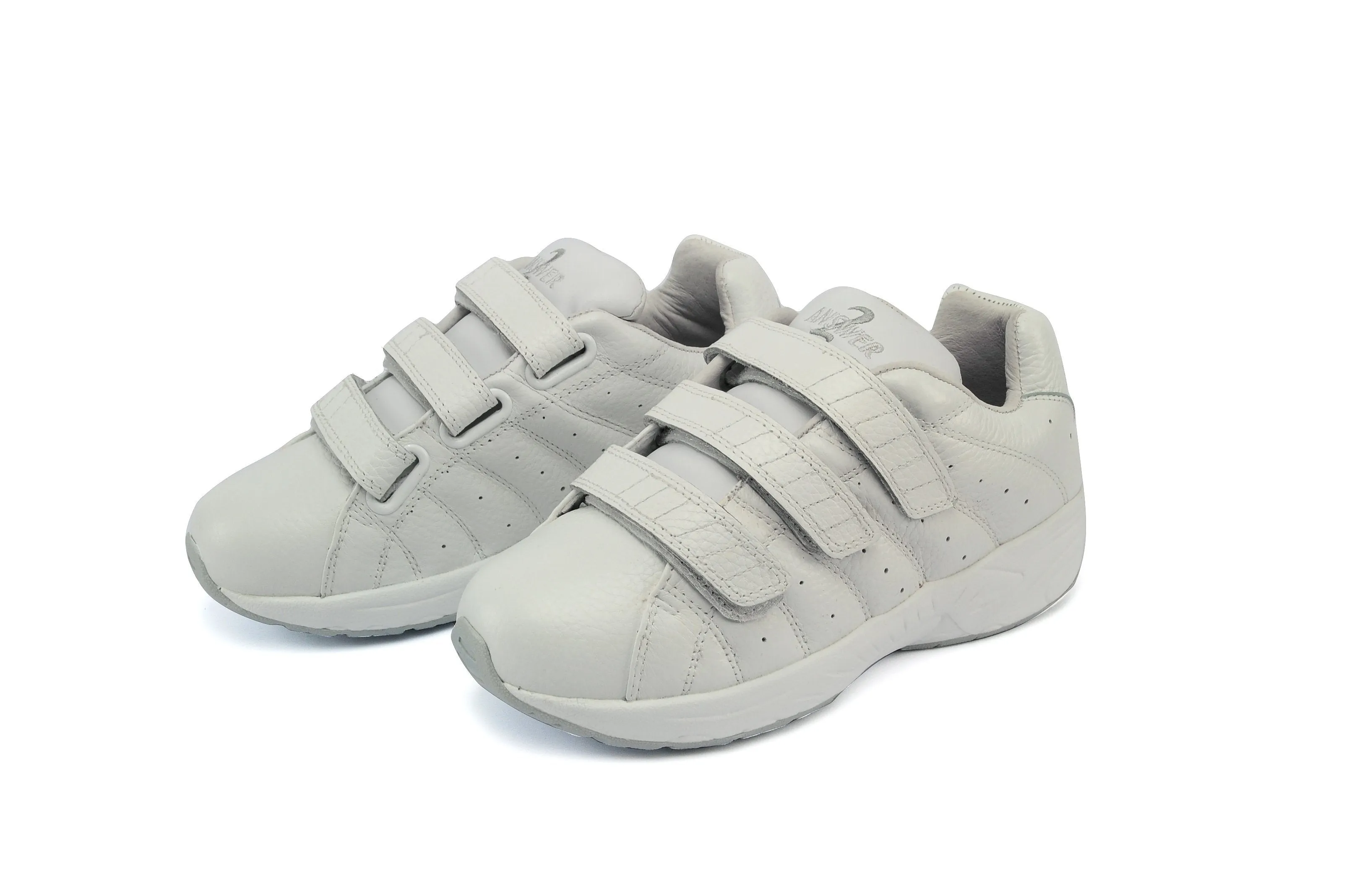 Answer2 558-3 White - Men's Athletic Walking Shoes