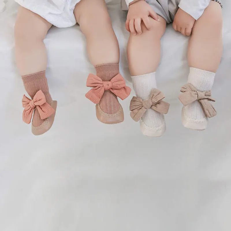 Baby Bow Sock Shoes