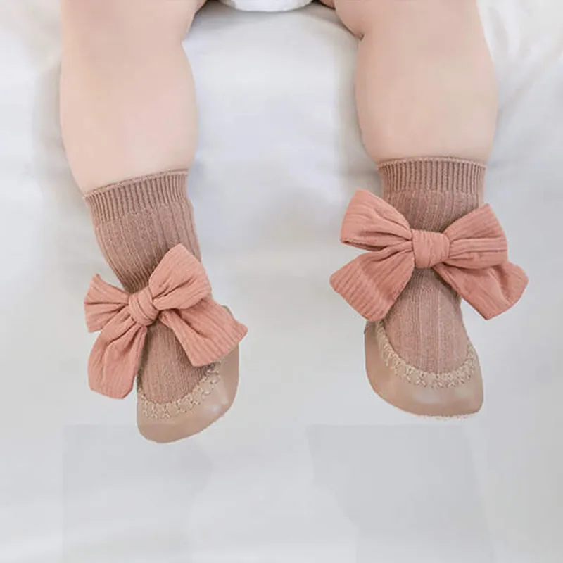 Baby Bow Sock Shoes