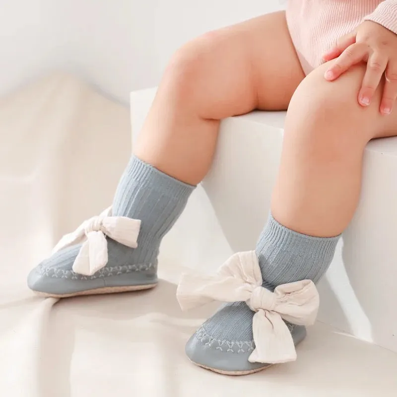 Baby Bow Sock Shoes