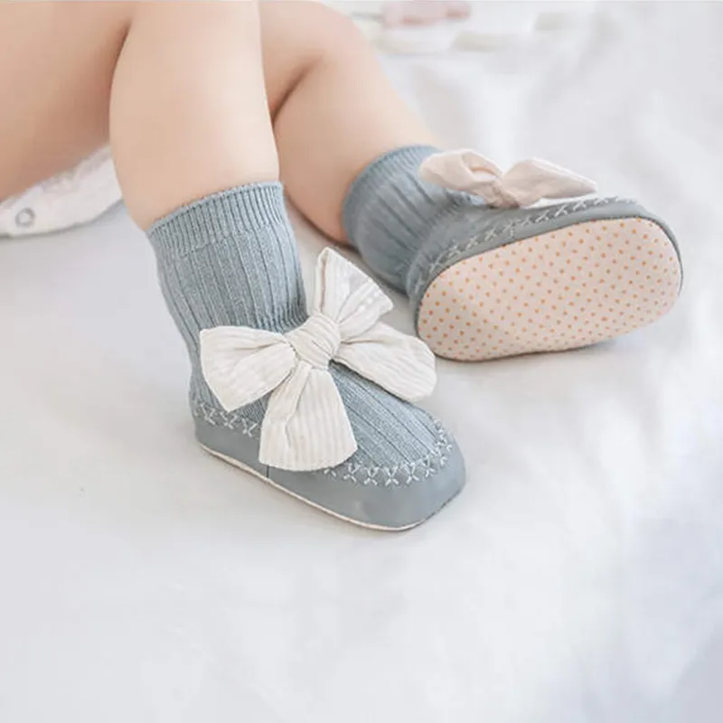 Baby Bow Sock Shoes