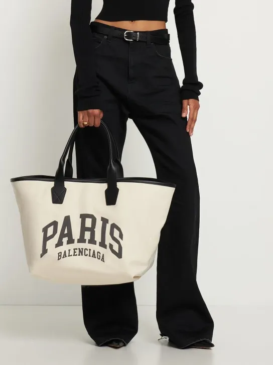 Balenciaga   L Cities jumbo canvas tote 