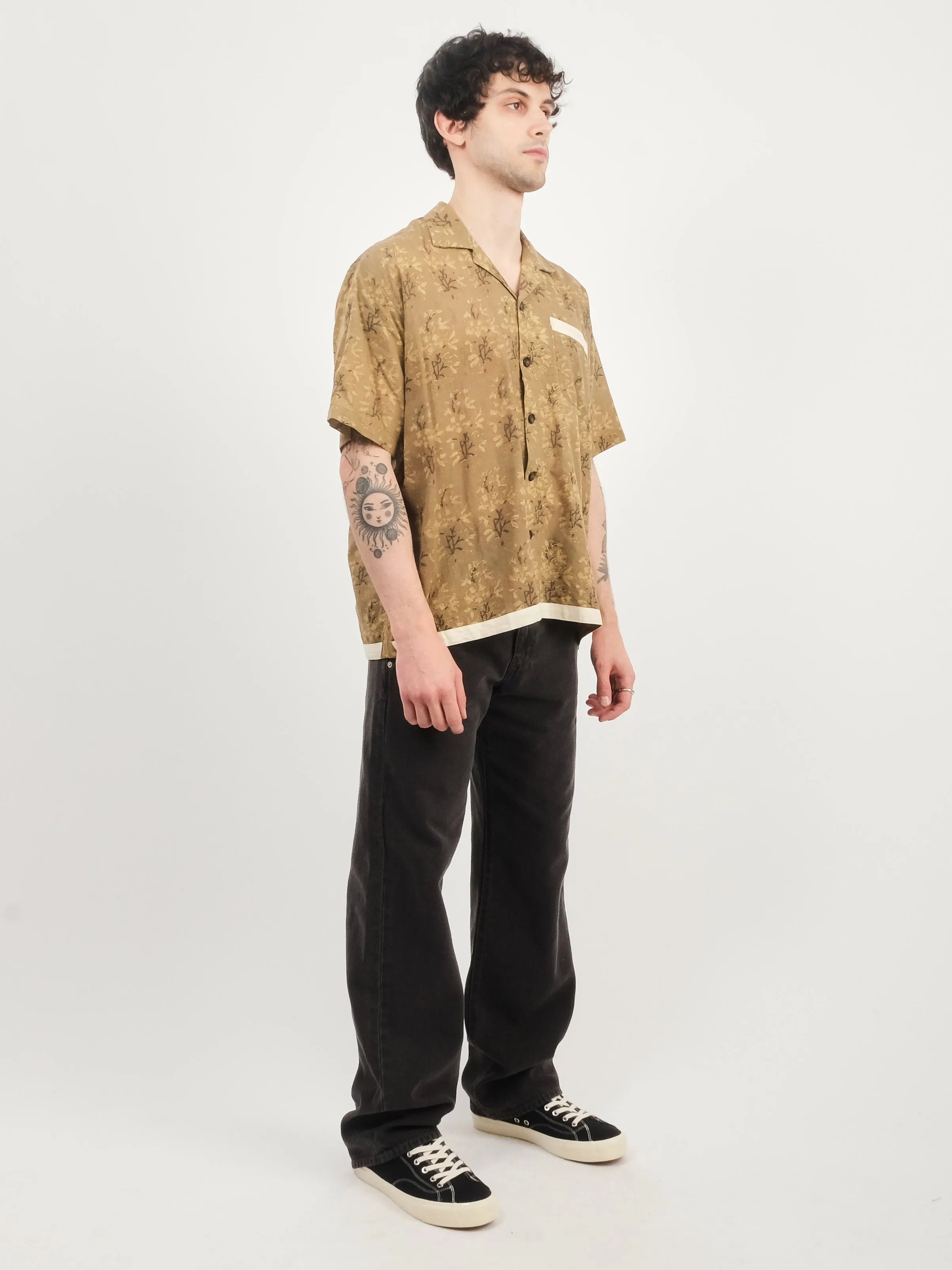 Beige/Ecru Camp Shirt