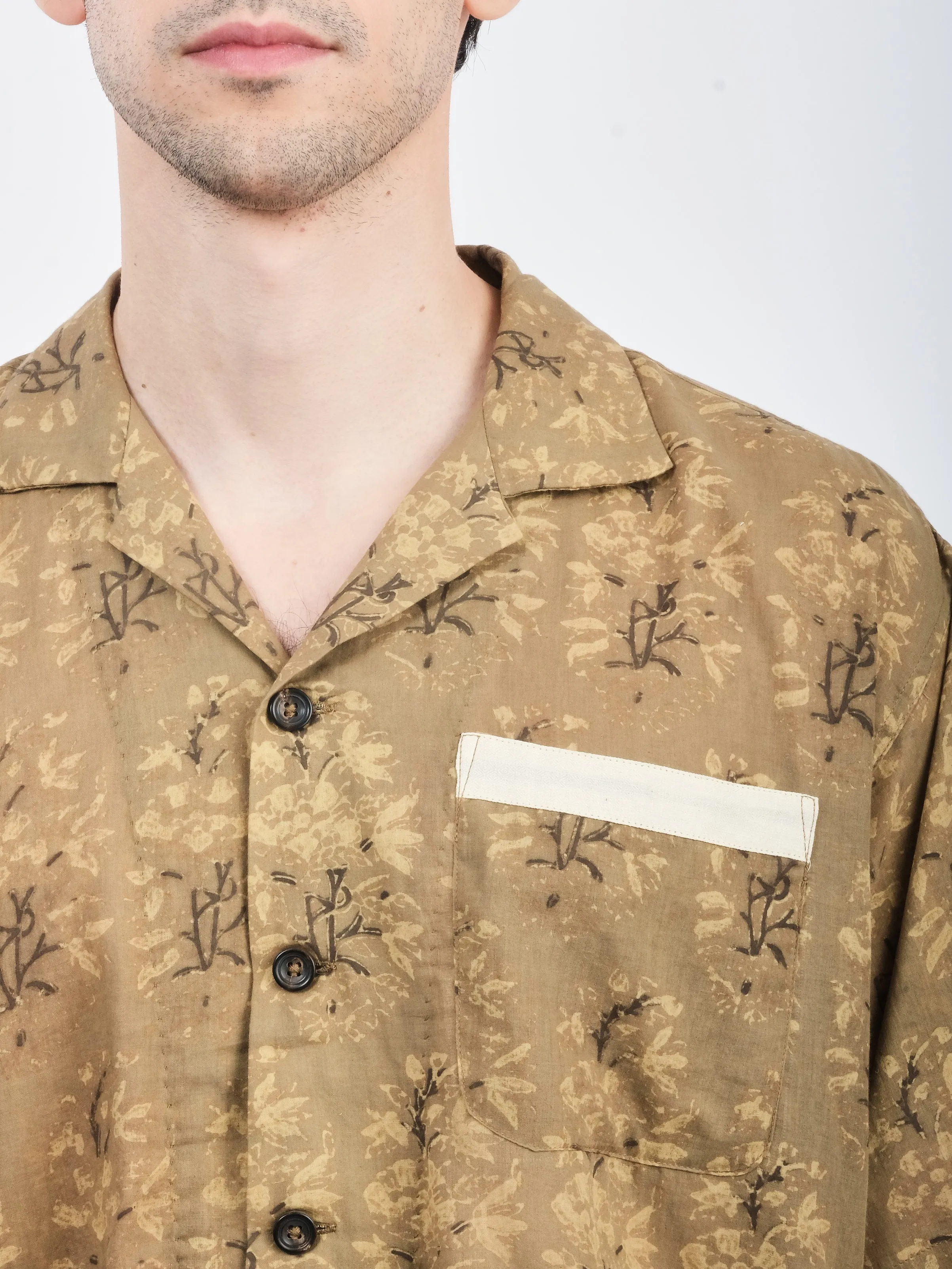 Beige/Ecru Camp Shirt