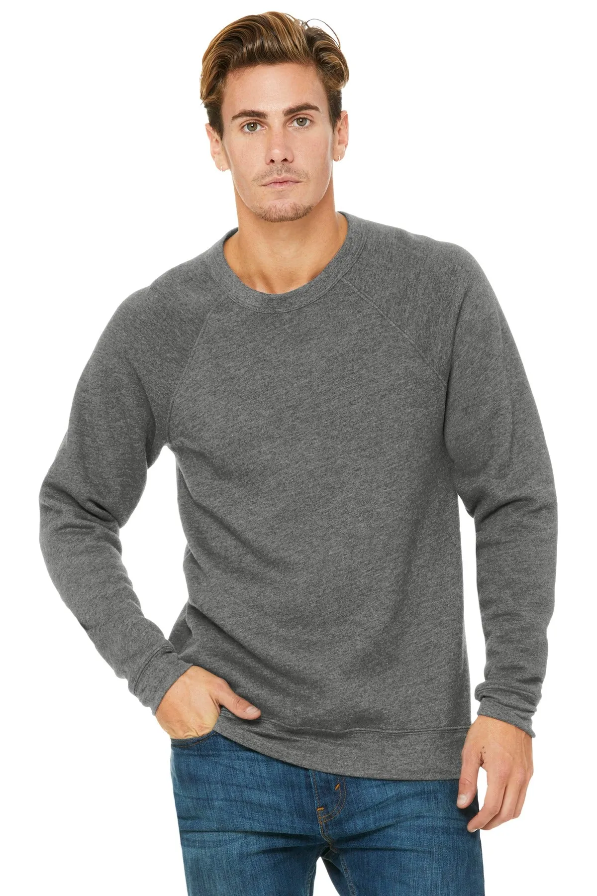 BELLA CANVAS ® Unisex Sponge Fleece Raglan Sweatshirt. BC3901