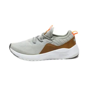 Bench. Sport Shoes Leather Grey Colour For Women