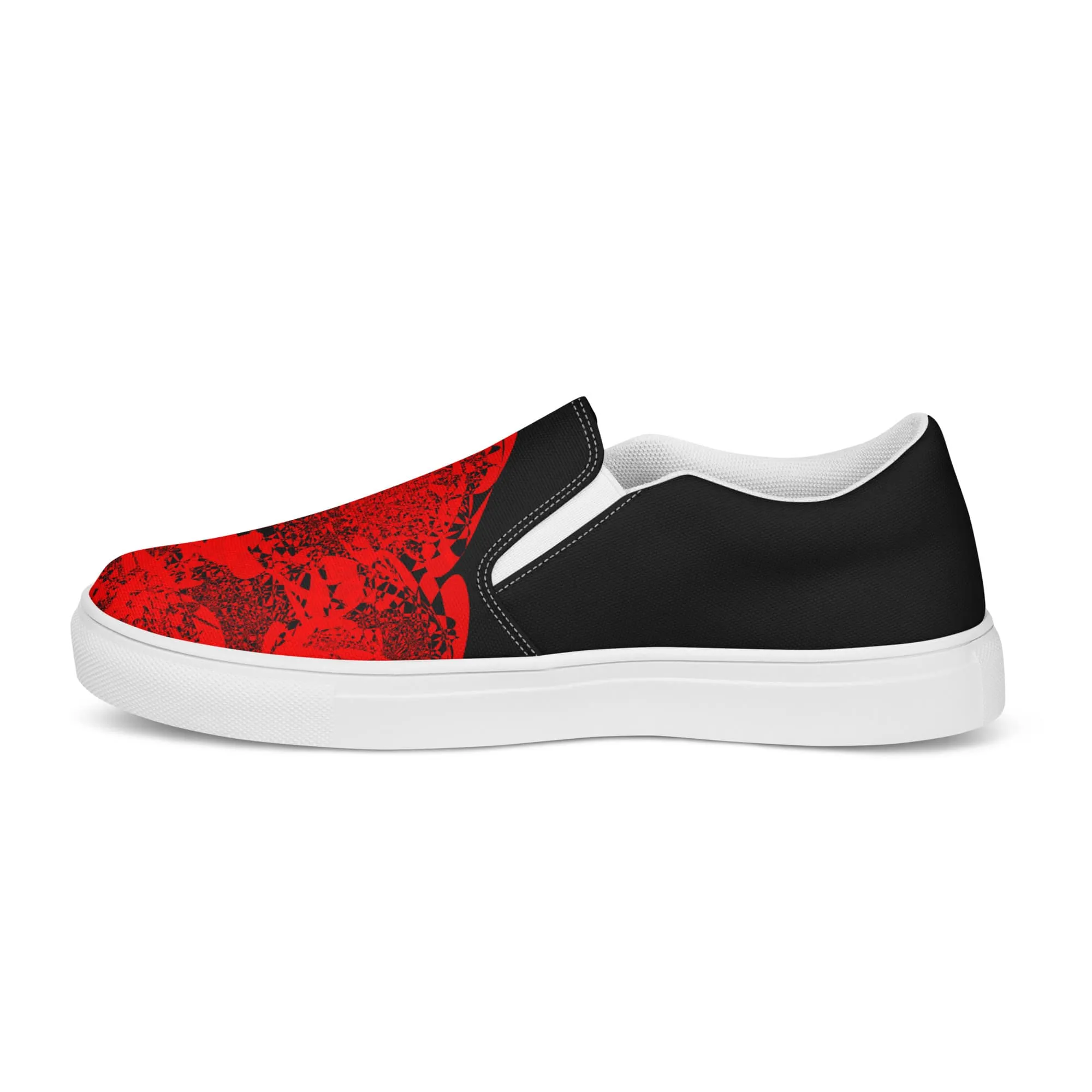 Black Canvas Shoes for Women (Slip on)