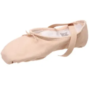 Bloch Women's Pump Split Sole Canvas Ballet Shoe/Slipper, Pink, 4.5 Wide