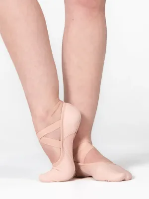 Bodywrappers 4 Way Stretch Canvas Split Sole Ballet Shoes