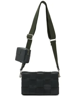 Bottega Veneta   Medium Intreccio leather crossbody bag 