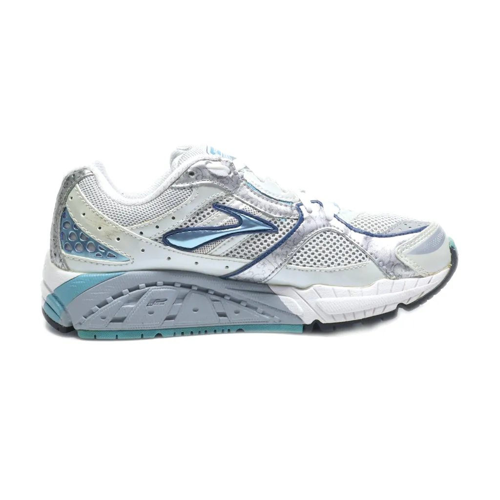 Brooks Sport Shoes Leather Grey Colour For Women