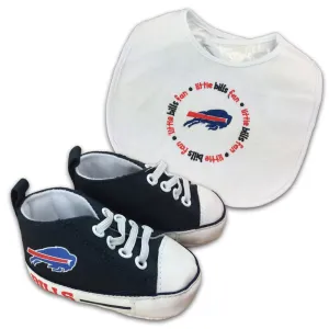 Buffalo Bills Baby Bib with Pre-Walking Shoes