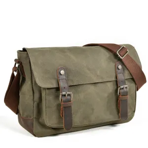 Canvas Messsenger Bag Shoulder Bag Briefcase Business Bag Waterproof Bag Casual Commuter Bag For Gift