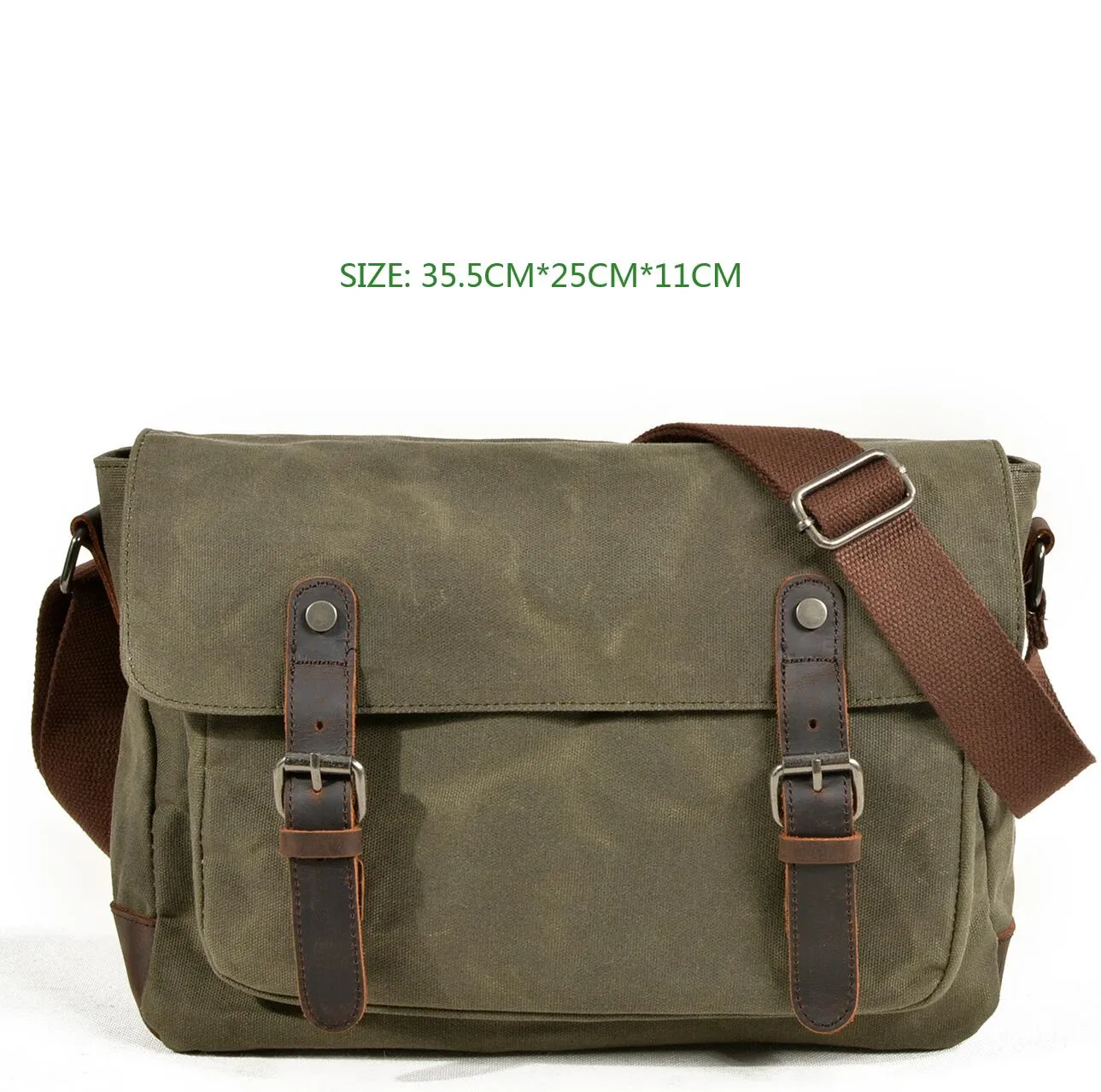 Canvas Messsenger Bag Shoulder Bag Briefcase Business Bag Waterproof Bag Casual Commuter Bag For Gift