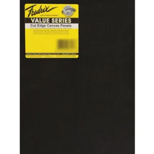 Canvas Panels Black Cut Edge 09 in x 12 in