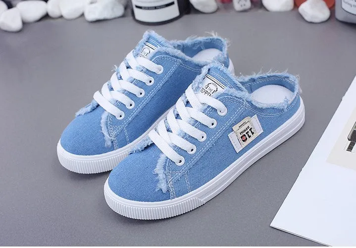 Canvas-Sneakers - Women's shoes