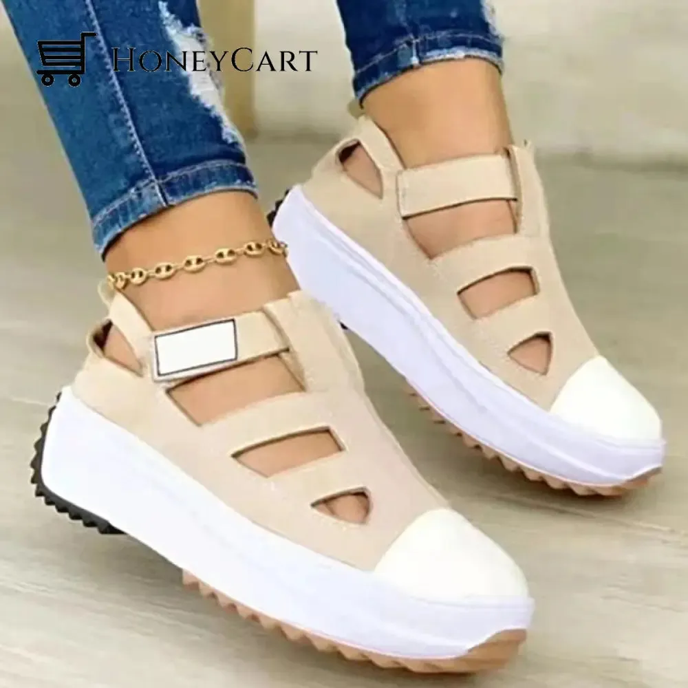 Canvas Sports Heel Support Women Breathable Shoes Sandals