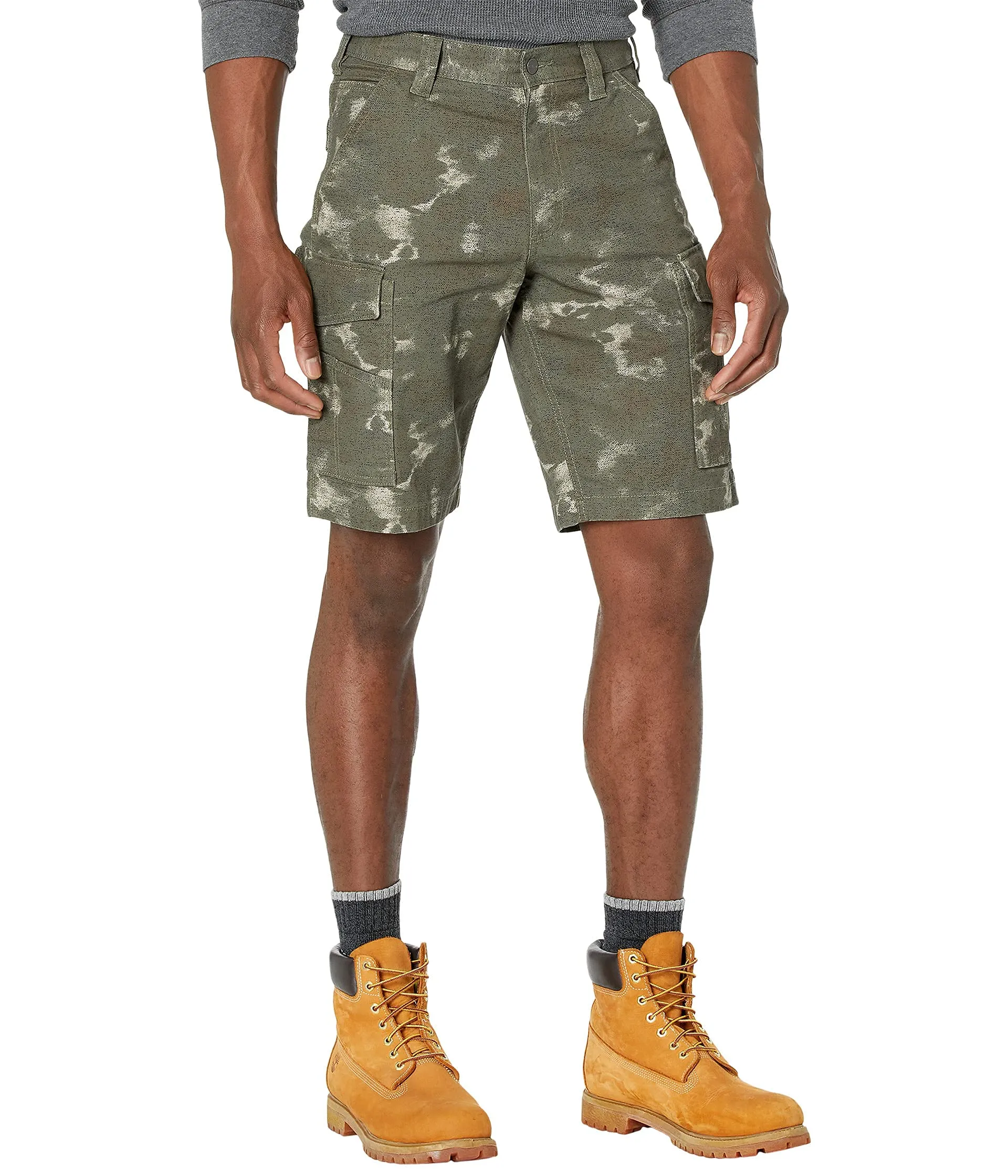 Carhartt 103542 Men's Rugged Flex Relaxed Fit Canvas Cargo Work Short