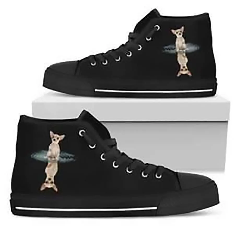 Chihuahua Dream Reflect High Top Shoes Women|Dog High Top