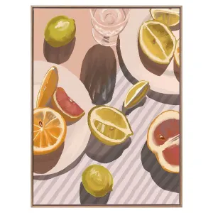 Citrus Fusion - Oak Framed Canvas (22.5 x 30cm)