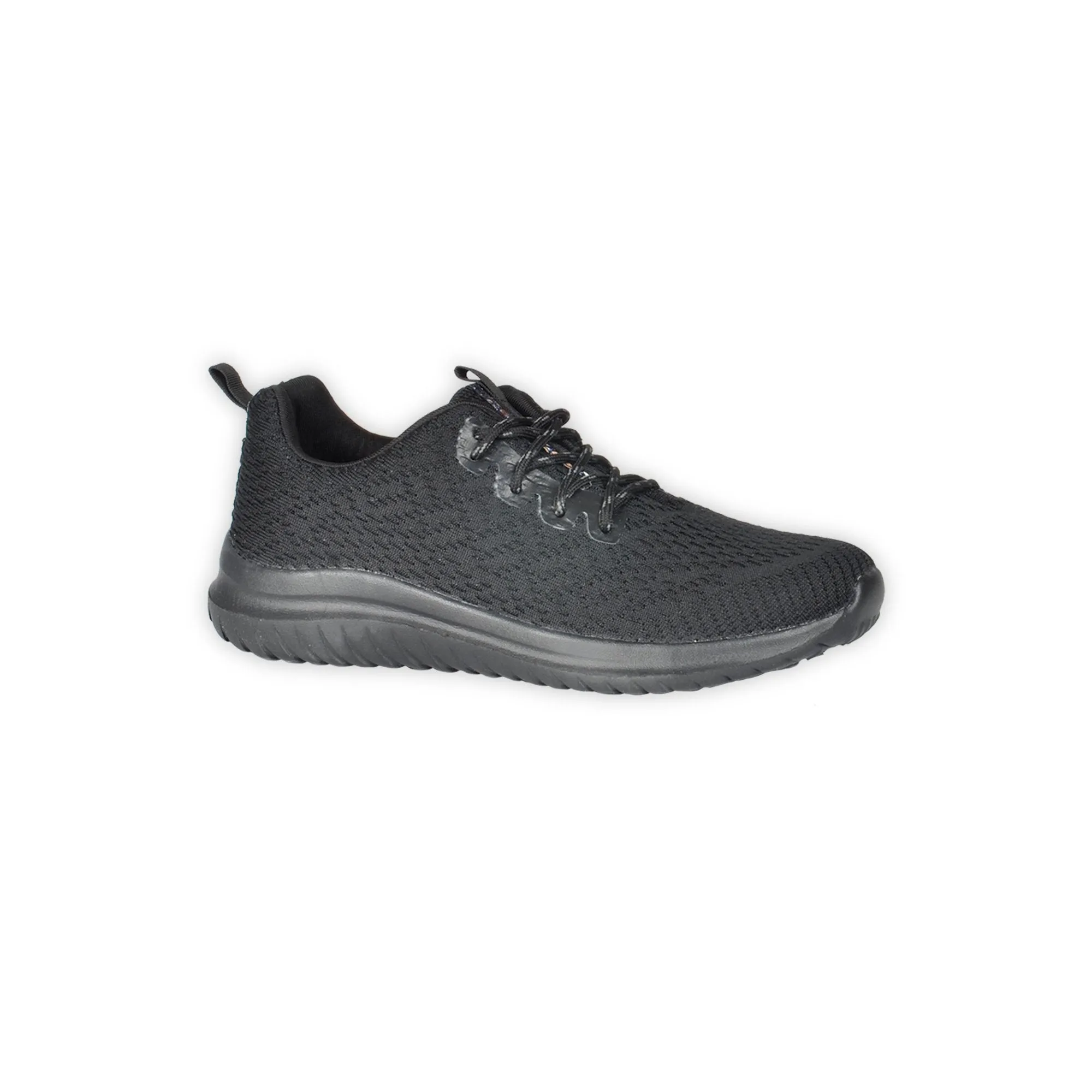 Comfy And Relaxed Fit Running Shoes - Black