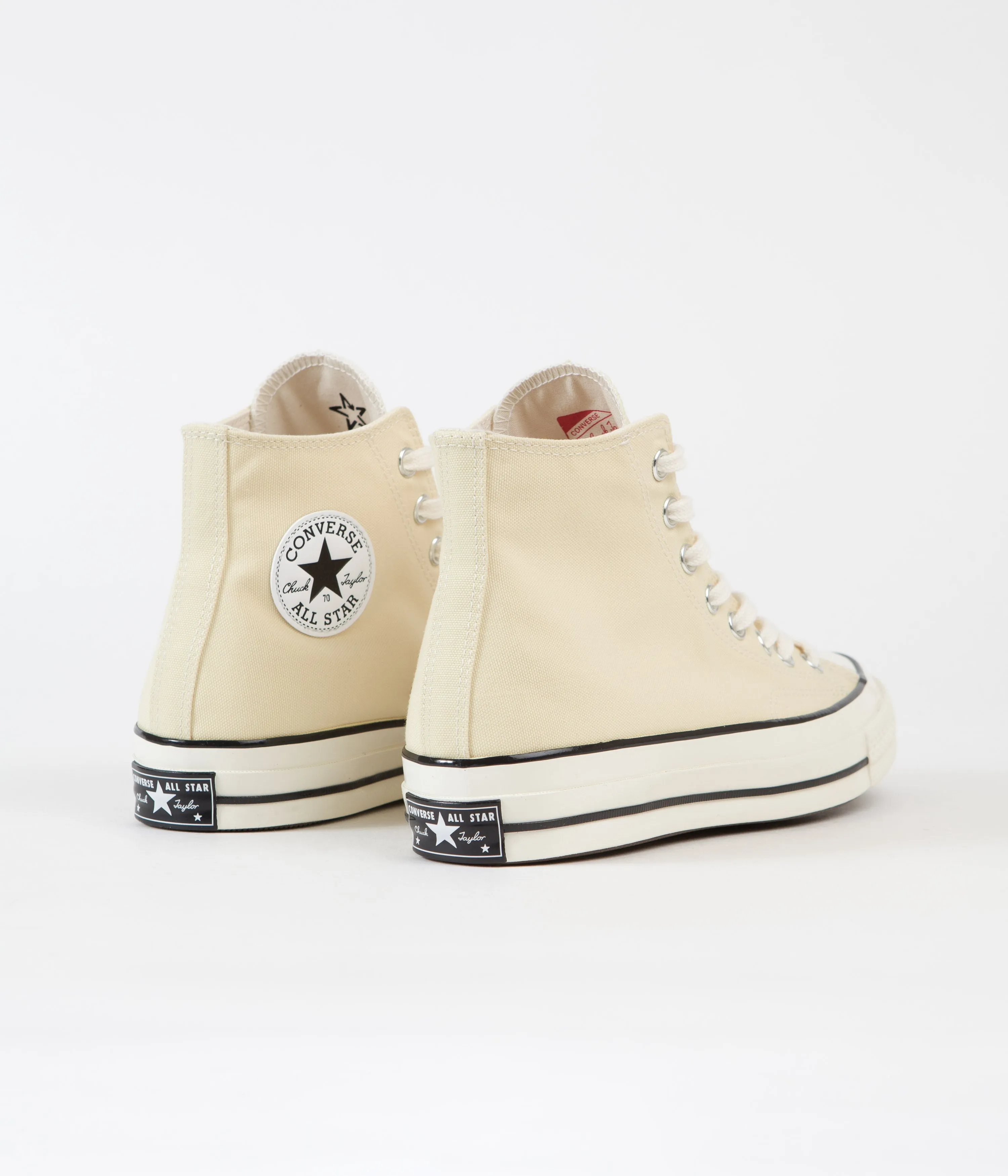 Converse CTAS 70's Hi No Waste Canvas Shoes - Lemon Drop / Egret / Black