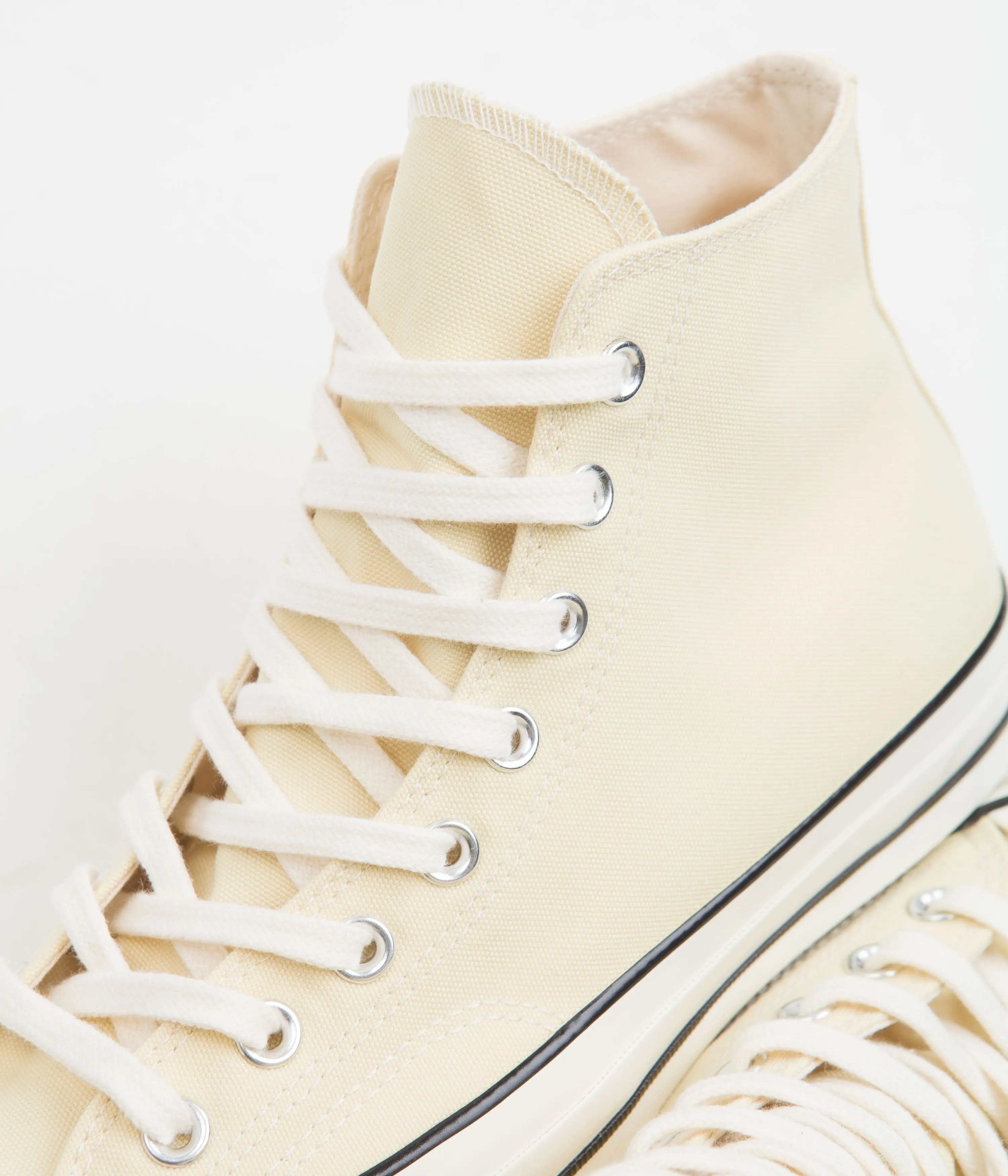 Converse CTAS 70's Hi No Waste Canvas Shoes - Lemon Drop / Egret / Black