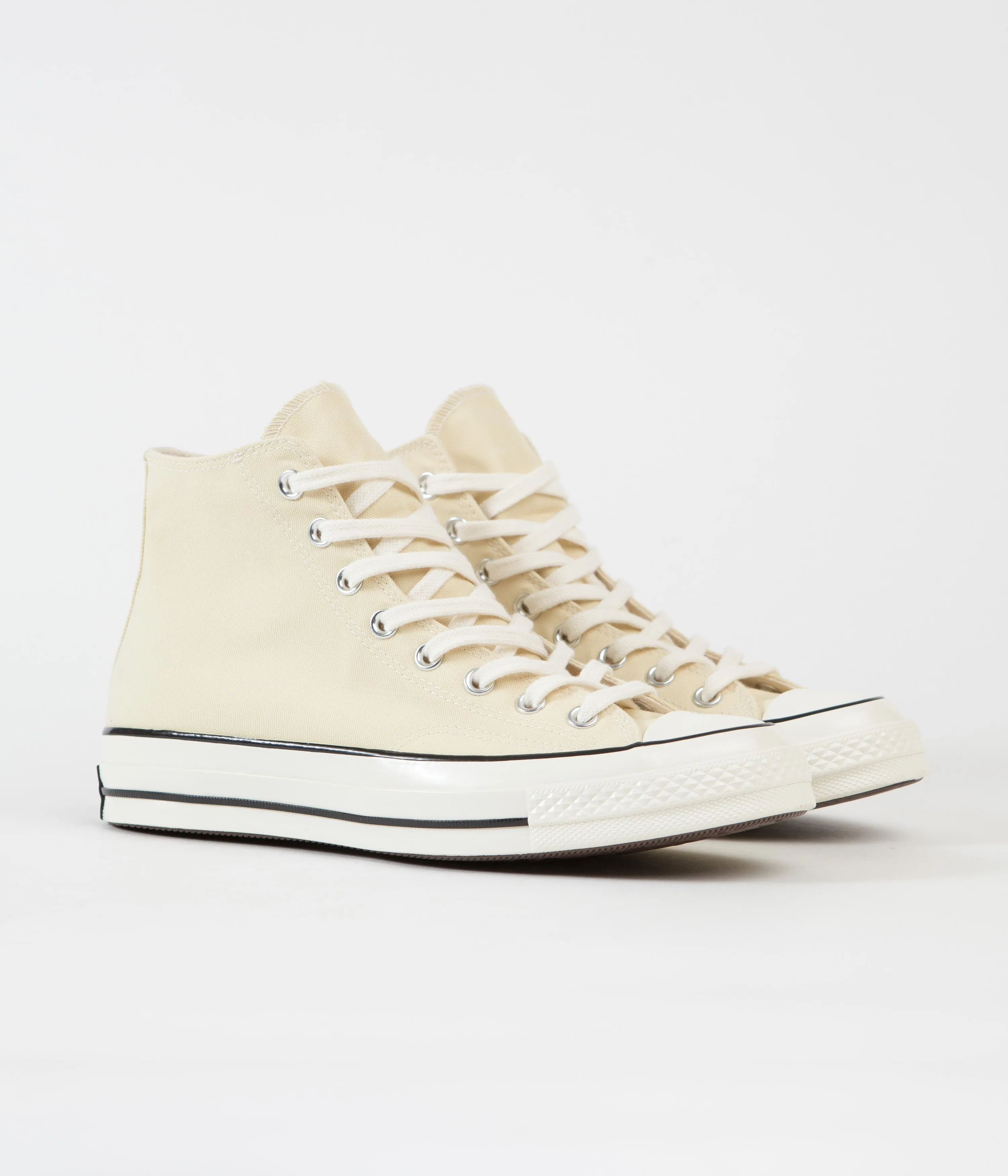 Converse CTAS 70's Hi No Waste Canvas Shoes - Lemon Drop / Egret / Black