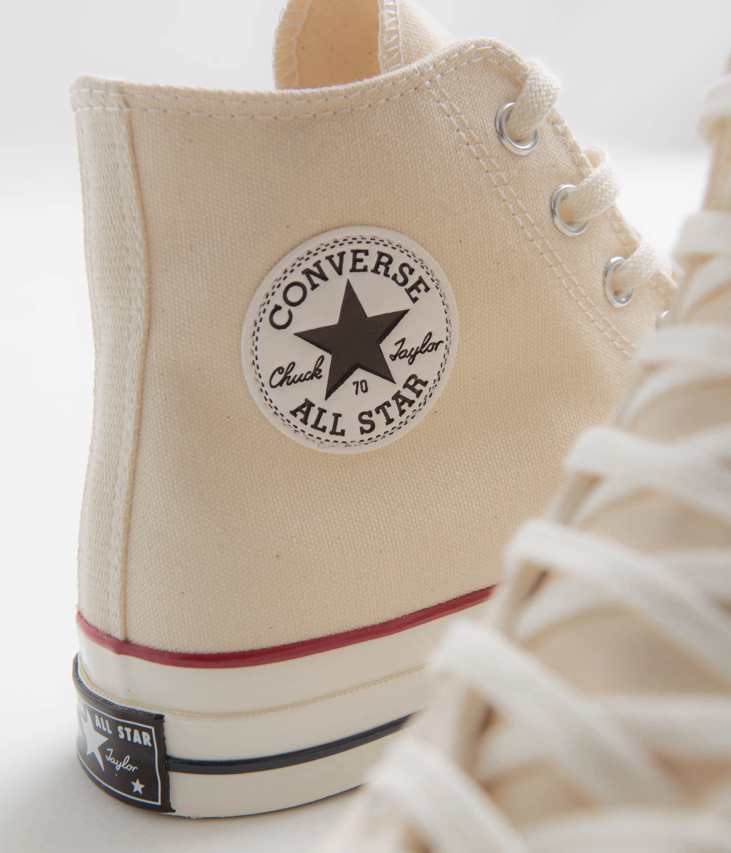 Converse CTAS 70's Hi Shoes - Parchment / Garnet / Egret