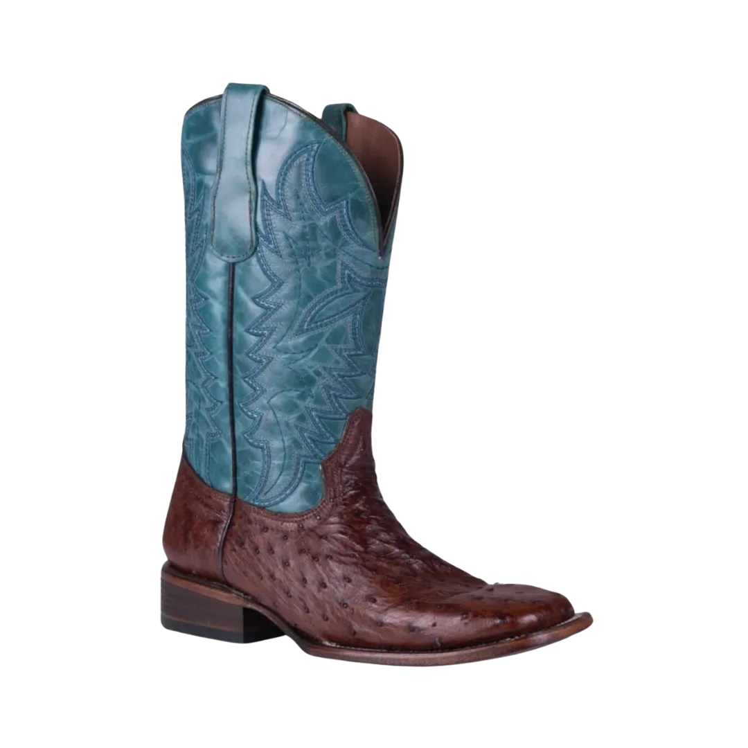 Corral Men's Chocolate Square Toe Ostrich Western Boots