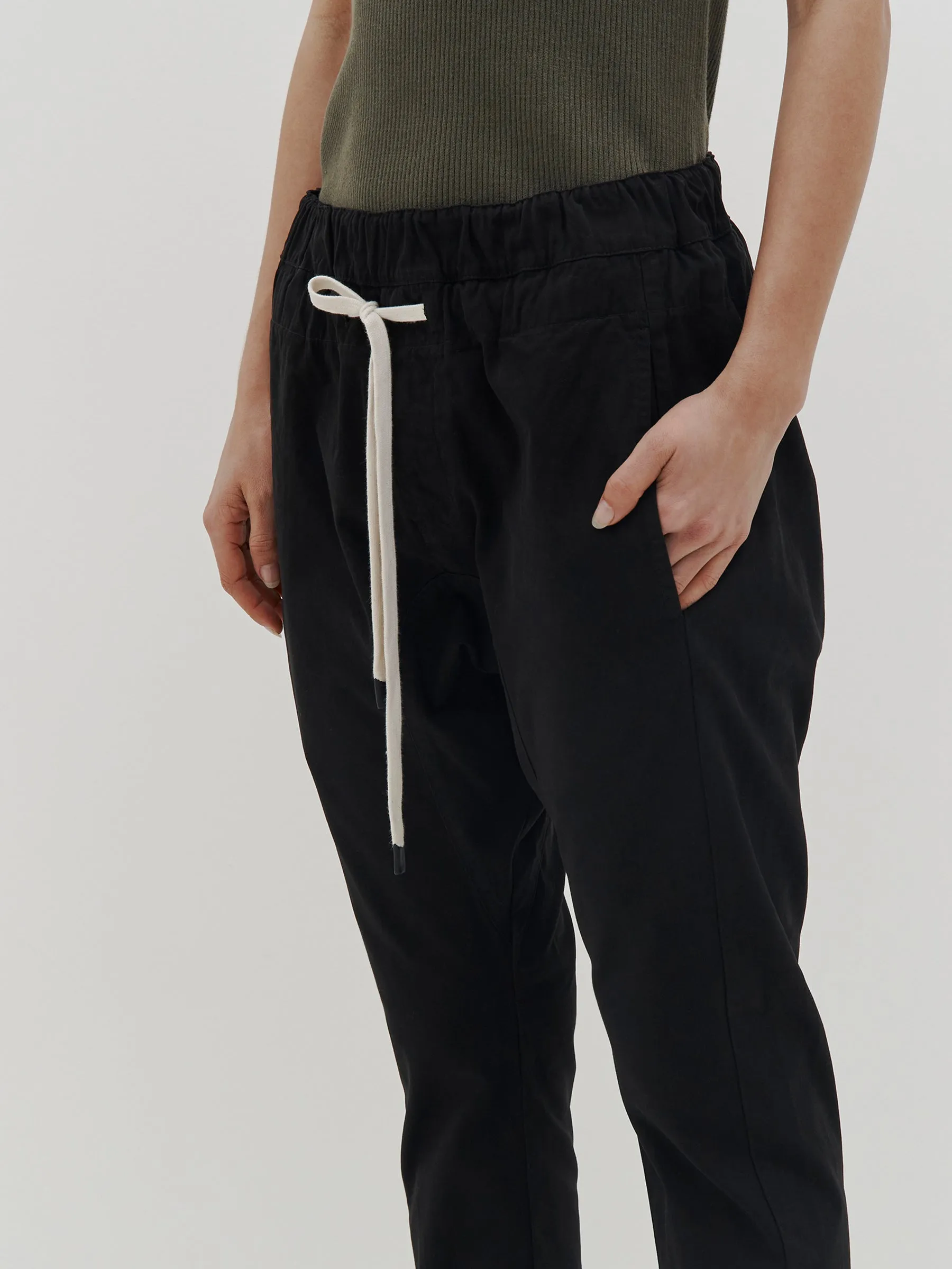 cotton canvas relaxed pant