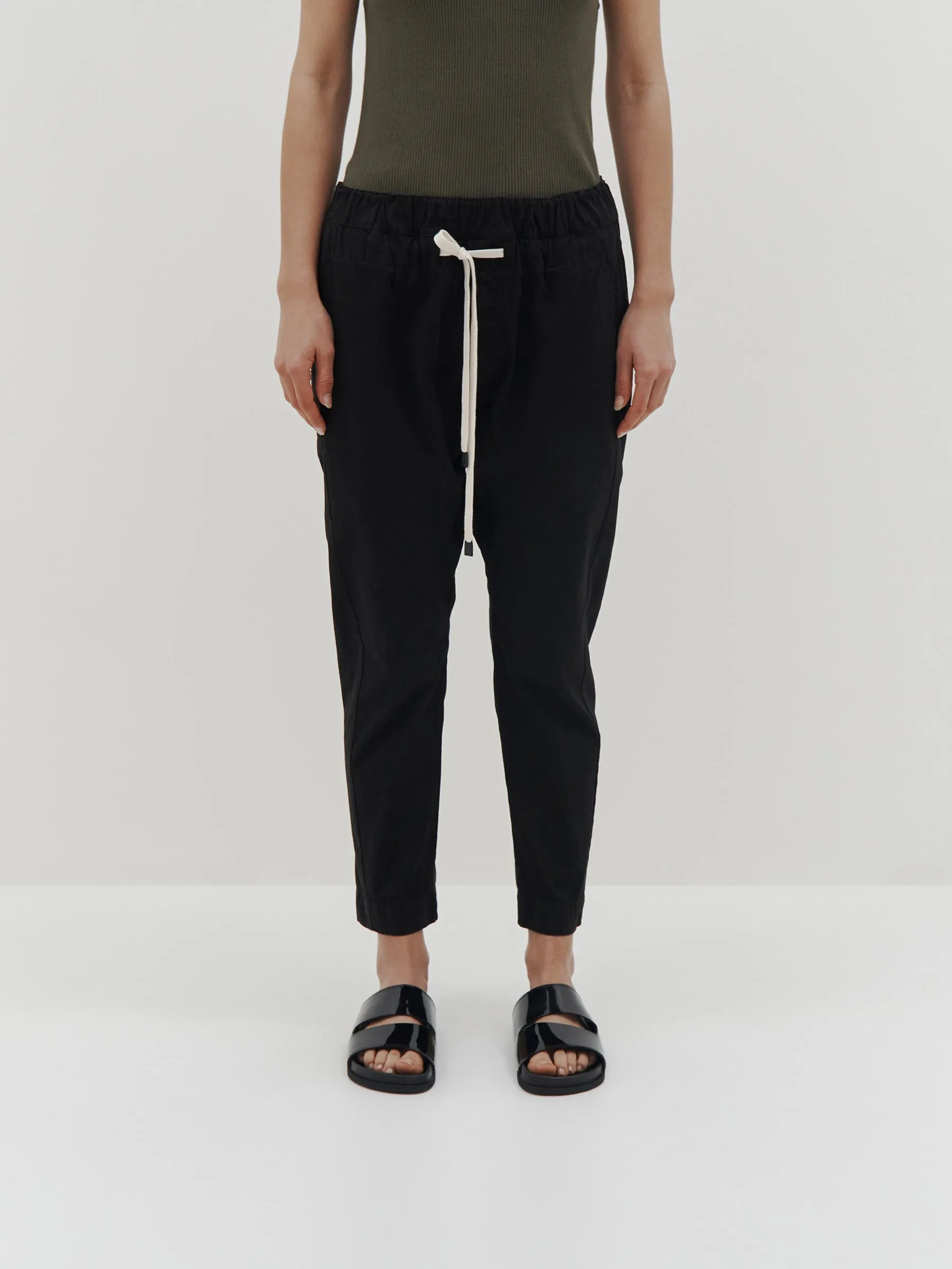 cotton canvas relaxed pant