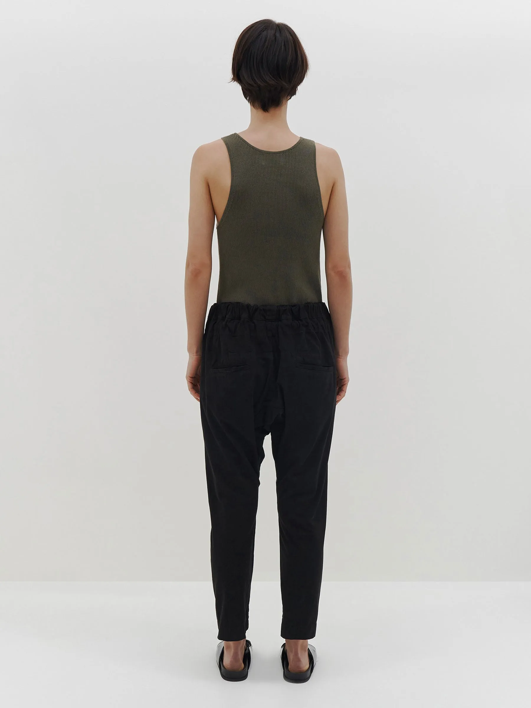 cotton canvas relaxed pant