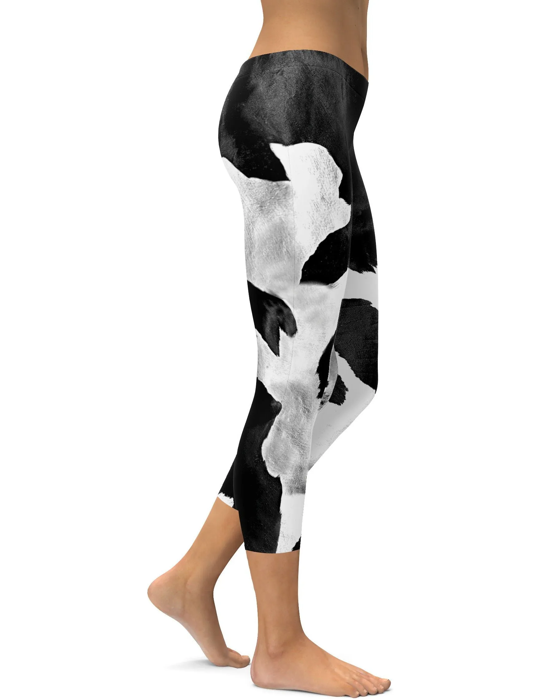 Cow Skin Capris